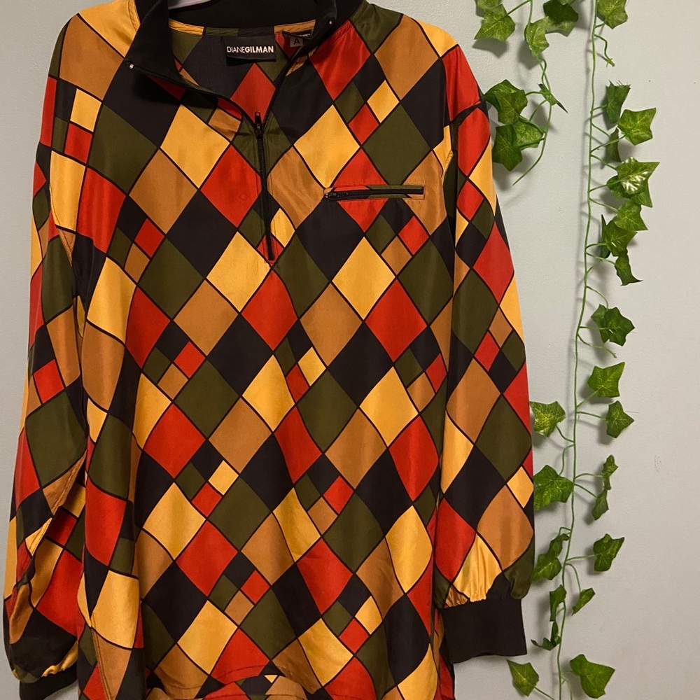 Diane Gilman silk top